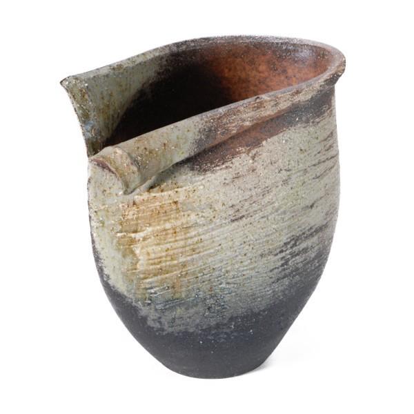 古陶白窯変花入 12号 信楽焼 花瓶 花入れ 花器 壺 壷 水盤 一輪挿し フラワーベース ｈ A006 02 風の水琴工房 信楽焼き陶器専門店 通販 Yahoo ショッピング