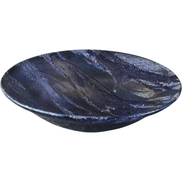 B021-02　青窯肌ビードロ流し 11号　◆サイズ：　W330xH90 mm材質：陶器製・国産品・日本製・手作りのためサイズや色合いが若干異なります。・色はPCやスマホのブラウザや設定により異なる場合があります。ご了承の上ご注文下さい。手...