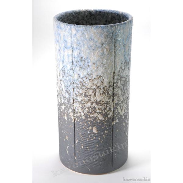 砂釉切立傘立 （信楽焼き・陶器・傘立て・梅雨・玄関・収納 B037-10