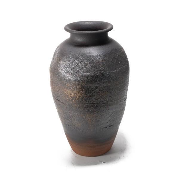 焼締壺型花瓶 15号 信楽焼 花瓶 花入れ 花器 壺 壷 水盤 H Morenotafurt Com
