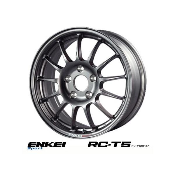 y ENKEI Sports RC-T5 for TARMAC z 16C` 7.0J 4H-100 +42 _[NVo[ 1{ (GPC X|[c yʃzC[)