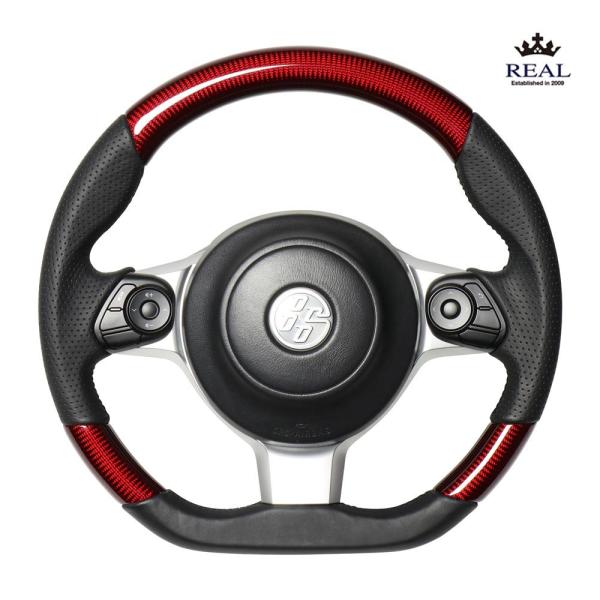 ステアリング レッド 35cm未使用 USDM JDM シビック ZN8 ZN6 kazoon_gr-rdc-bk-01