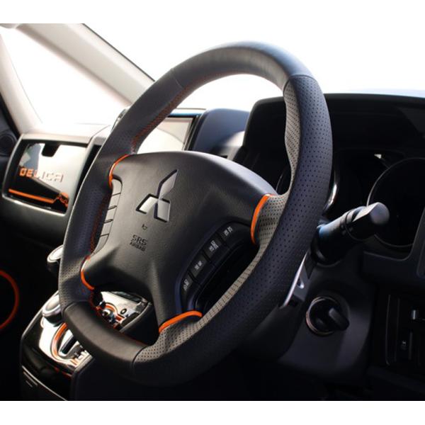 デリカD5 純正ハンドル　CV1W 2014年式 デリカD:5 CV1W, CV2W, CV5W 前期型用 レアル ステアリング オリジナル