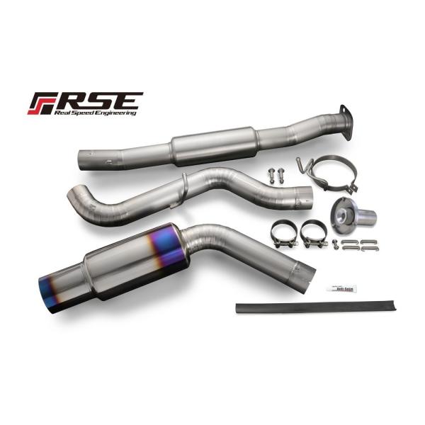 RSE チタン マフラー GRB GRF インプレッサ 個人宅発送OK] インプレッサ WRX GRB, GRF / EJ20用 リアルスピード