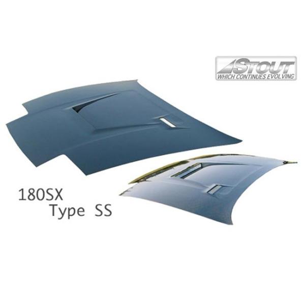y 180SX@RS13, RPS13 p z STOUT GA{lbg Type-SS (FRP)@for NISSAN SILVIA@[X^Eg yʃ{lbg]