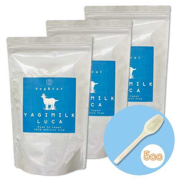 大容量パック　スプーン付き　やぎミルクパウダー オーガニック ヤギミルク 1000g×3袋　山羊 やぎ ミルク 粉末ペット用  犬　猫 栄養豊富 タンパク質  送料無料