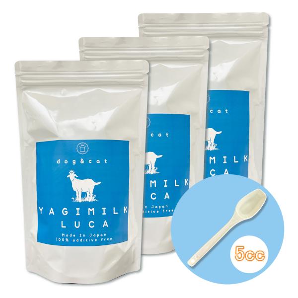 大容量パック　スプーン付き　やぎミルクパウダー オーガニック ヤギミルク 500g×3袋　山羊 やぎ ミルク 粉末ペット用  犬　猫 栄養豊富 タンパク質  送料無料