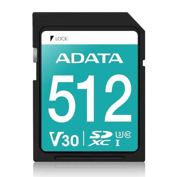 SDカード 512GB UHS-I クラス 10 / V30 4K対応 プロ仕様 SD 5.0 最大読込速度100MB/秒 高耐久性