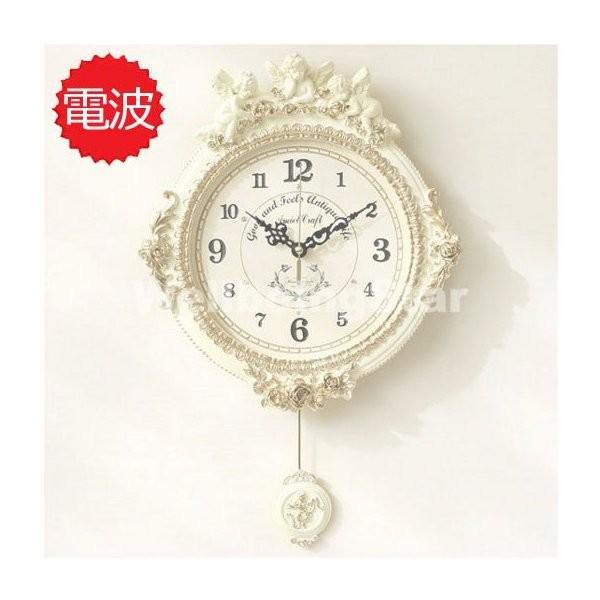 掛け時計 ゴールデンエンジェルラウンド 壁掛け時計 おしゃれ 電波時計 掛時計 北欧 時計 インテリア 振り子時計 Buyee Buyee Japanese Proxy Service Buy From Japan Bot Online