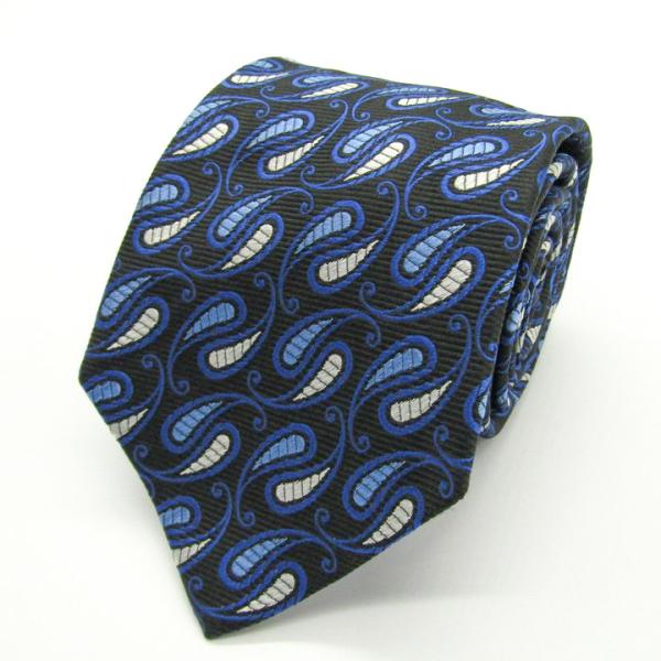 TURNBULL & ASSER ペイズリー ネクタイHAND MADE 英国 ターンブル＆アッサー ブランド ネクタイ ペイズリー柄 シルク 英国製