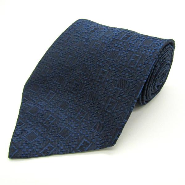 FENDI（フェンディ） ブランド ネクタイ ズッカ柄 シルク イタリア製