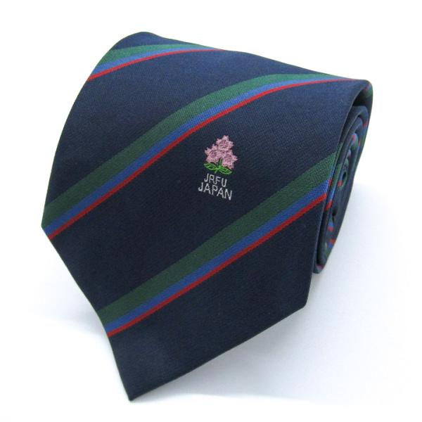 日本ラグビーフットボール協会 ブランド ネクタイ ストライプ 日本製