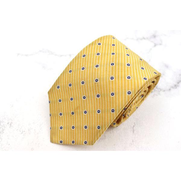ブリューワー BREUER ドット柄 イエロー ブランド ネクタイ 送料無料
