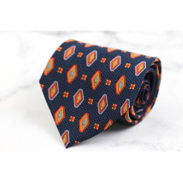 dunhill（ダンヒル） ブランド ネクタイ 小紋柄 ドット 幾何学模様