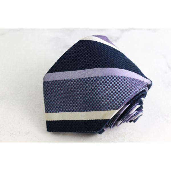 ブラックレーベル・クレストブリッジ ブランドネクタイ ストライプ