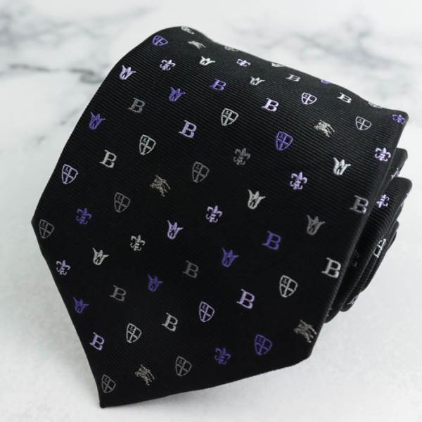 極美品★バーバリーブラックレーベル【気品あふれる小紋柄】高級ネクタイ希少 BURBERRY BLACK LABEL（バーバリーブラックレーベル） ネクタイ