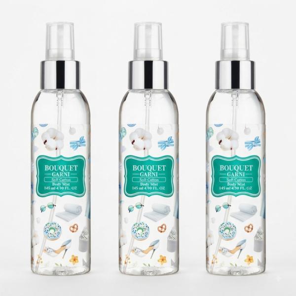 ブーケガルニ ボディミスト 145ml 3個セット ソフトコットンの香り フレグランス コスメ まとめて レディース Bouquet Garni
