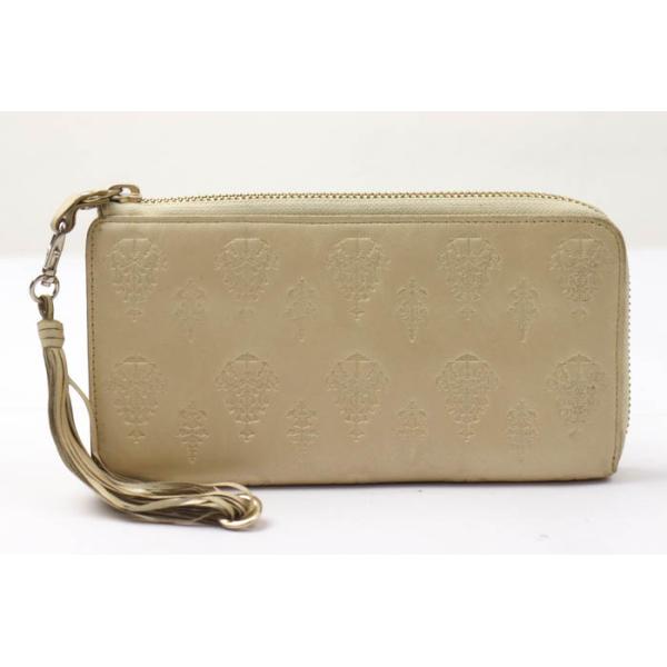 ANTEPRIMA（アンテプリマ） 長財布 L字ファスナー レザー 型押し