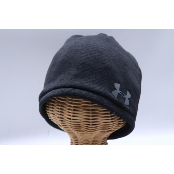 アンダーアーマー ニットキャップ ニット帽子 ビーニー スポーツウエア ブランド メンズ グレー UNDER ARMOUR