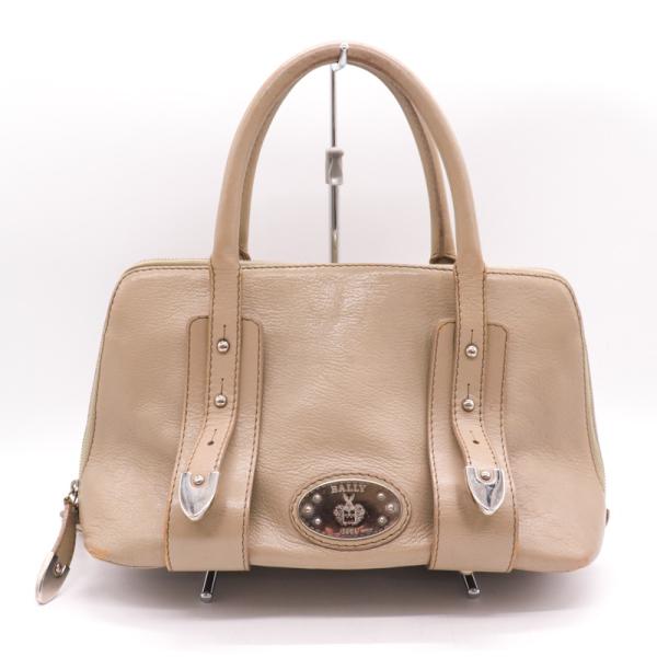 Bally（バリー） トートバッグ ハンドバッグ レザー ロゴプレート