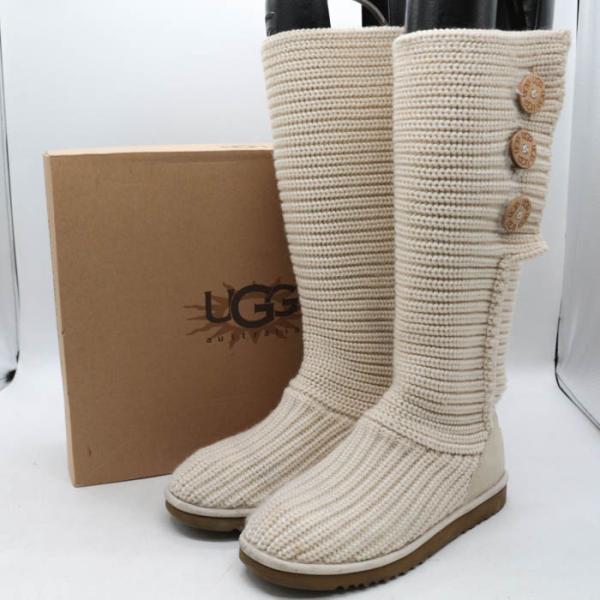 UGG（アグ）ニットブーツ箱つき アグ ニットブーツ Classic Cardy 2way ブランド シューズ 靴