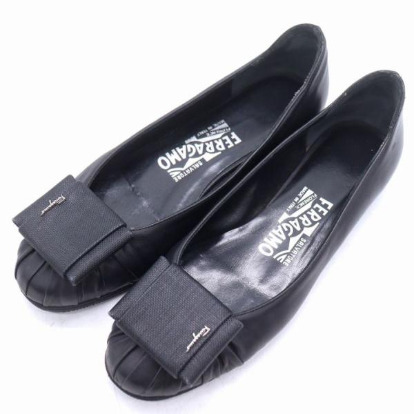 サルヴァトーレフェラガモ パンプス シューズ ブランド 靴 イタリア製