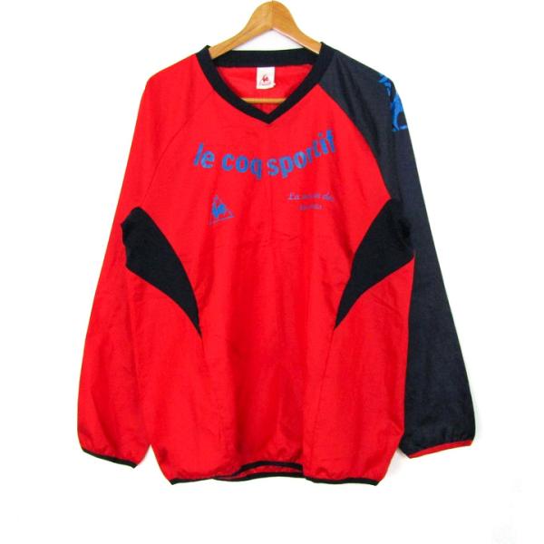 le coq sportif ルコック ゴルフウェア ナイロンジャンパー 赤 M le coq sportif（ルコックスポルティフ） ナイロンジャケット ウィンド
