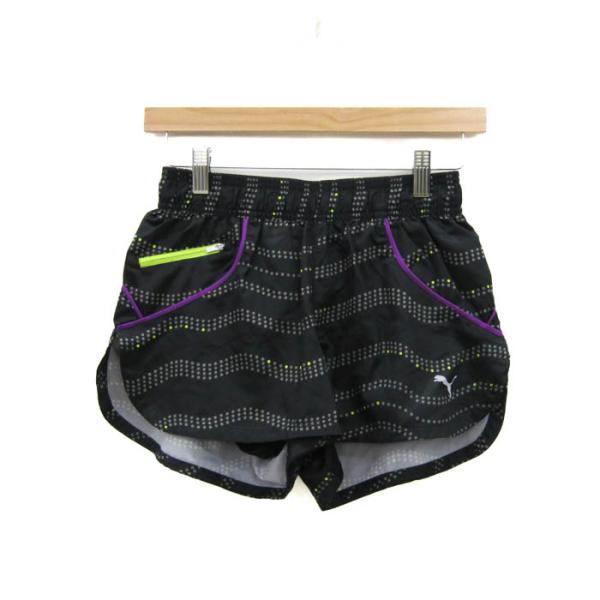 プーマ ショートパンツ ボトムス ランニングウエア スポーツウエア レディース Sサイズ ブラック PUMA