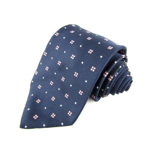 ブリューワー ブランドネクタイ 小紋柄 シルク イタリア製 メンズ