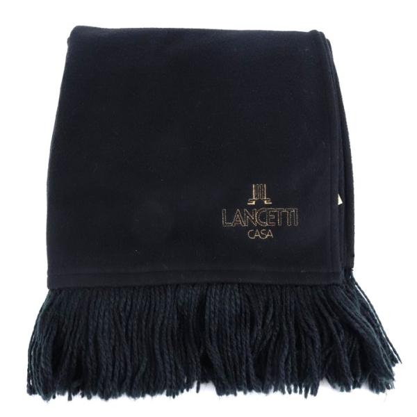 LANCETTI（ランチェッティ） ストール 無地 ブランド 大判マフラー