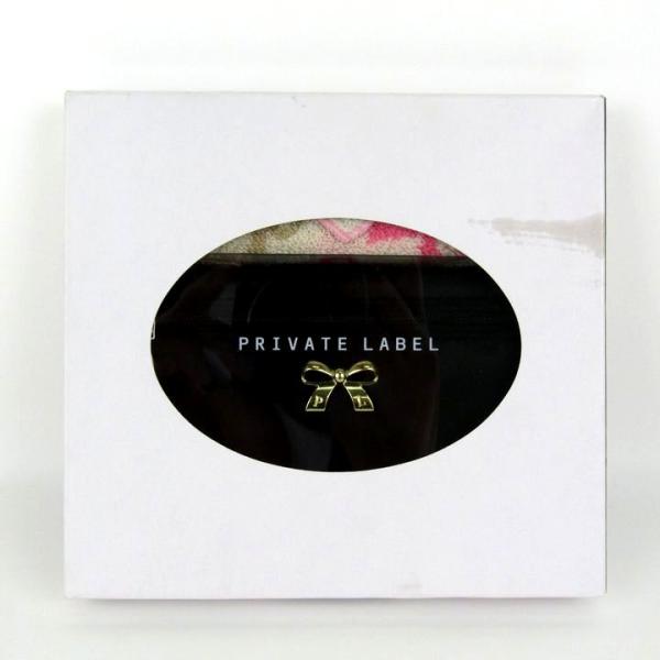 プライベートレーベル 二つ折りポーチ ハンカチ 2点セット 未使用