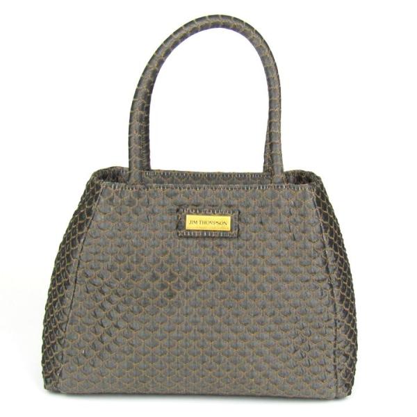 ジム・トンプソン　ハンドバッグとスカーフのセット ジムトンプソン エスニック柄オレンジ ハンドバッグ | TASHIRO ART