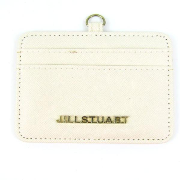 【JILLSTUART】斜線のロゴポイントIDカードホルダー JILLSTUART】斜線のロゴポイントIDカードホルダー (JILLSTUART