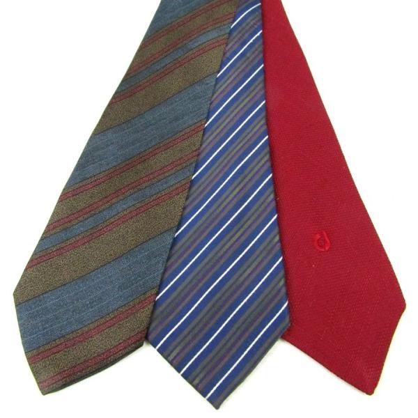 シャルル・ジョルダン ネクタイ ブランド 3点セット ストライプ柄 無地