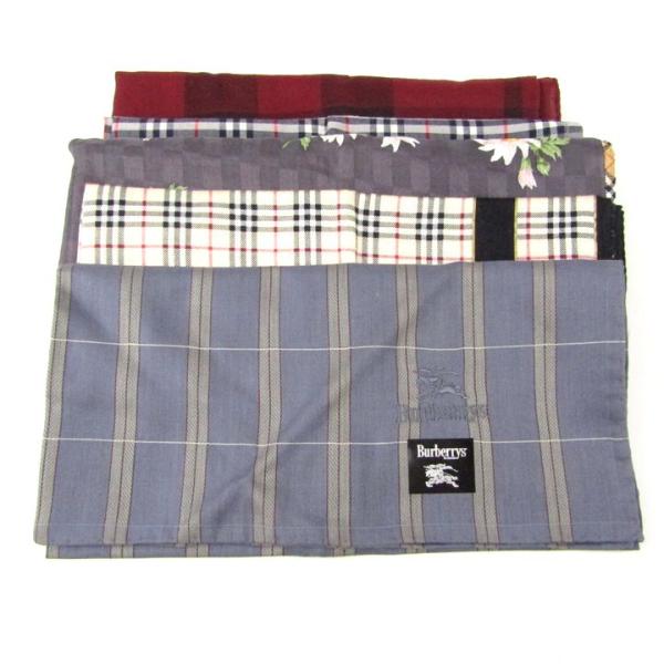 BURBERRY バーバリー ハンカチ 未使用有 ノバチェック等 5点 BURBERRY バーバリー ハンカチ 未使用有 ノバチェック等 5点