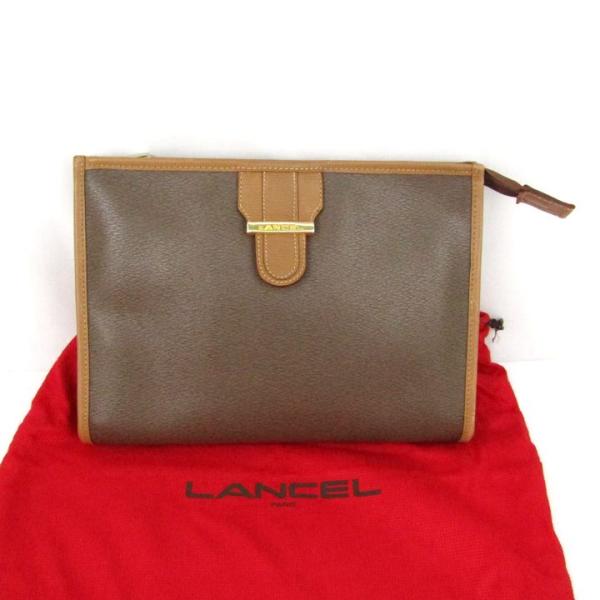 LANCEL ランセル クラッチバッグ セカンドバッグ レザー