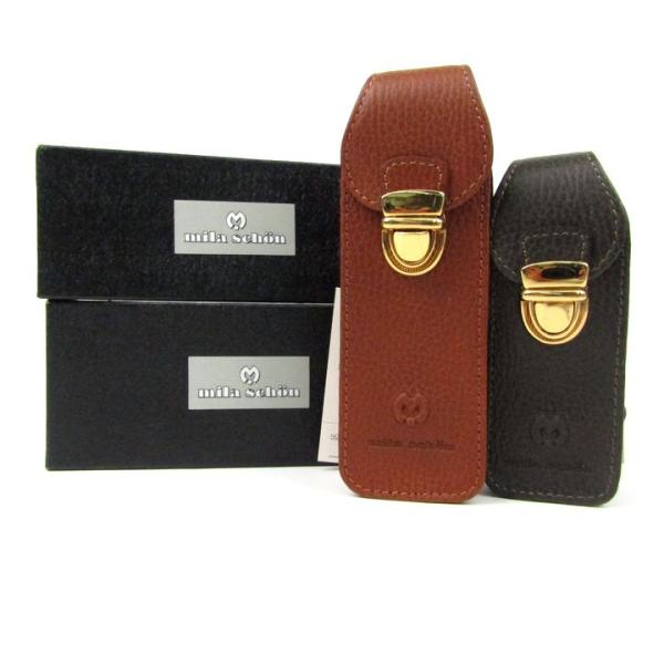 mila schon ミラショーン レザーケース 2点セット 未使用 マルチケース