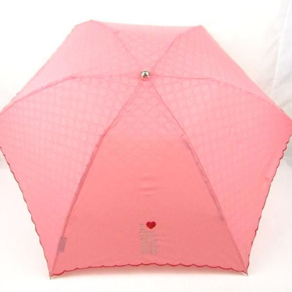 CELINE セリーヌ 折りたたみ傘 マカダム アイラブセリーヌ 刺繍 収納時