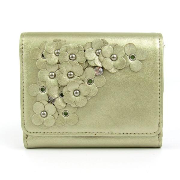 ANTEPRIMA（アンテプリマ） 三つ折り財布 メタリック ウォレット