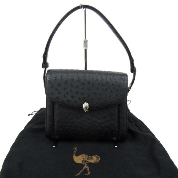 クラインカルー オーストリッチレザー JRA認定 ハンドバッグ 本革 鞄