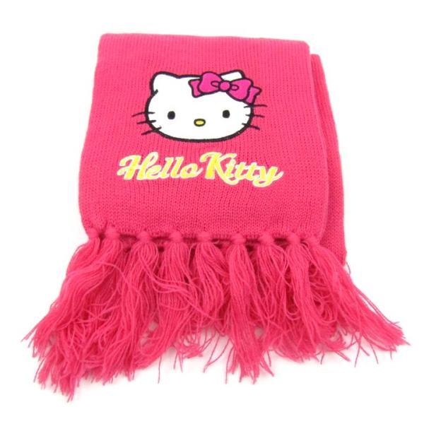 ユニバーサルスタジオジャパン ハローキティ マフラー ドット柄 グッズ