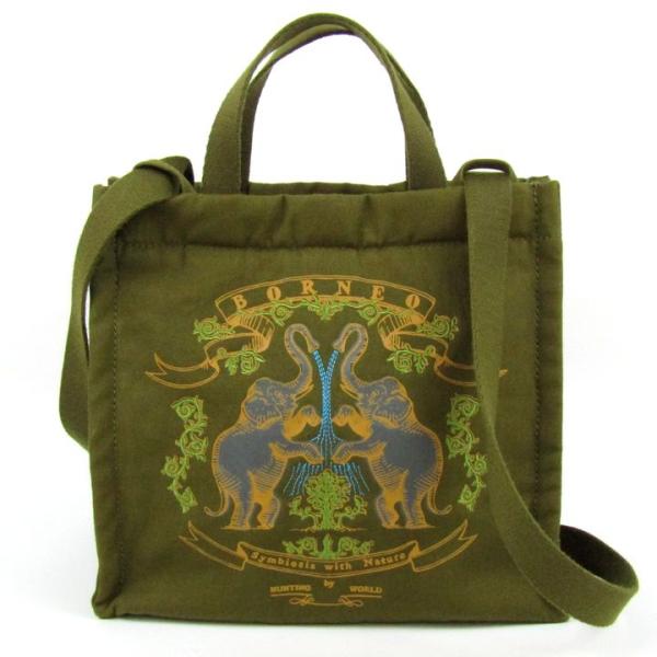 ハンティングワールド ボルネオ チャリティー ショルダーバッグ トート