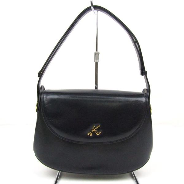 定価5万 極美品 Kitamura 本革 シボ革 レザー ハンドバッグ 黒 Kitamura（キタムラ） ショルダーバッグ ハンドバッグ レザー 2way 鞄
