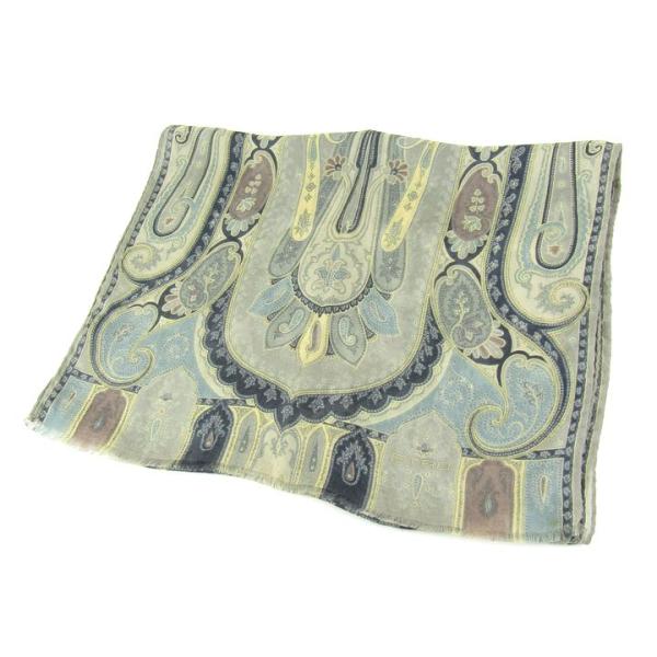 ETRO（エトロ） ストール スカーフ シルク100% ペイズリー柄 ブランド