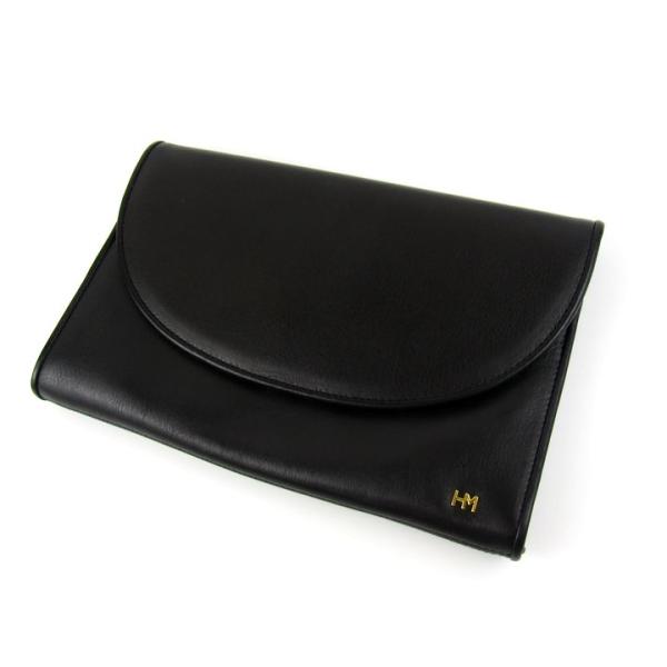 HANAE MORI ハナエモリ チェーンクラッチバッグ  サークル金具/レザー ヴィンテージ   ブラック レディース / 240001194275 HANAE MORI（ショルダーバッグ）のフリマアイテム一覧