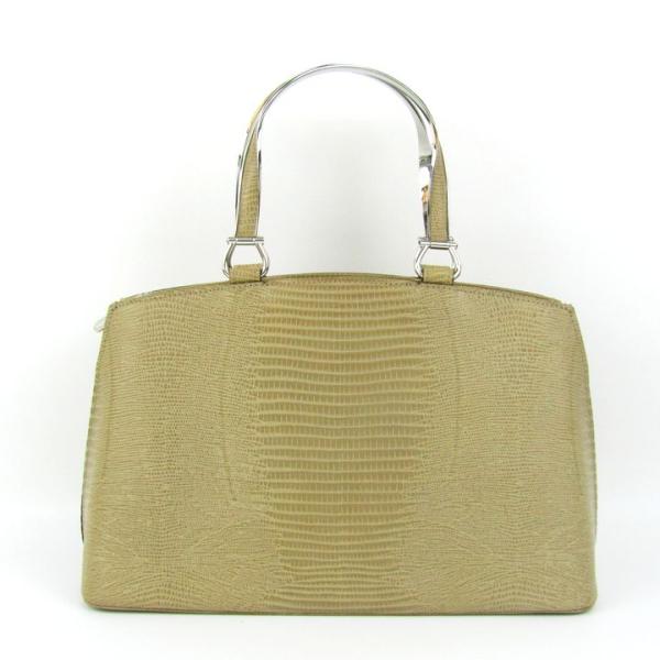 銀座和光 ハンドバッグ リザード型押し レザー 鞄 カバン ブランド