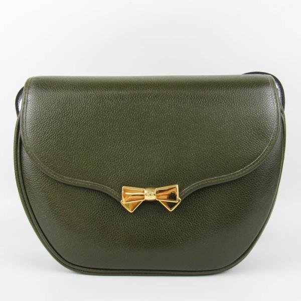■美品■NINA RICCI ニナリッチ ショルダーバッグ 編みレザー ゴールドチェーン 2WAY クラッチバッグ 鞄 イタリア製 ブランド古着【中古】20250224/RA3605 NINA RICCI - □美品□NINA RICCI ニナリッチ ショルダーバッグ 編み