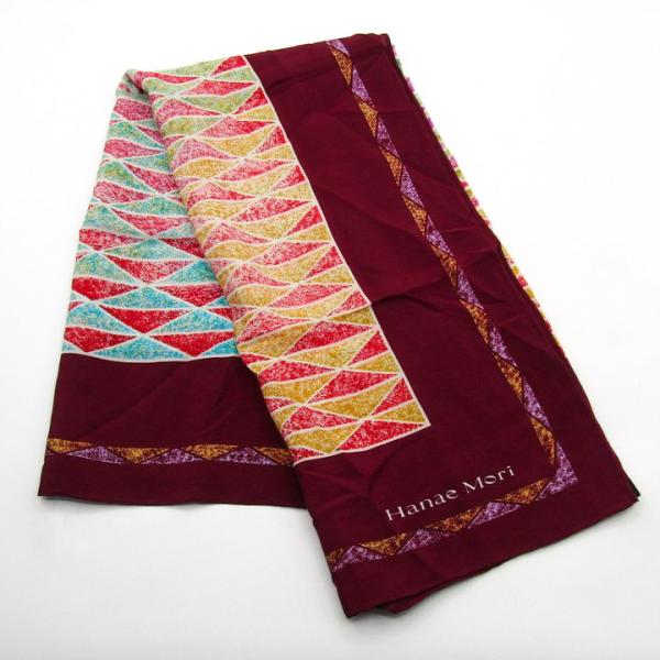 HANAE MORI ハナエモリ スカーフ 総柄 シルク ブランド 小物