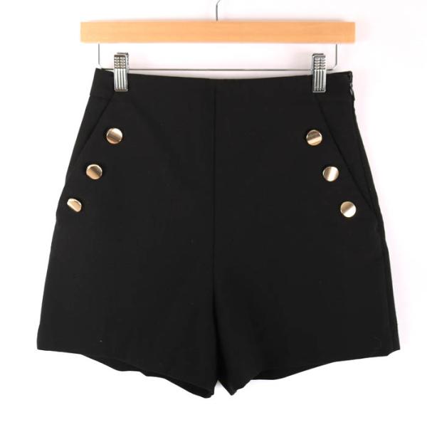 【在庫限り】ザラ　ショートパンツ　Sサイズ　ミニ　黒ブラック　シンプル　人気完売 kbnet2019v2_md50394