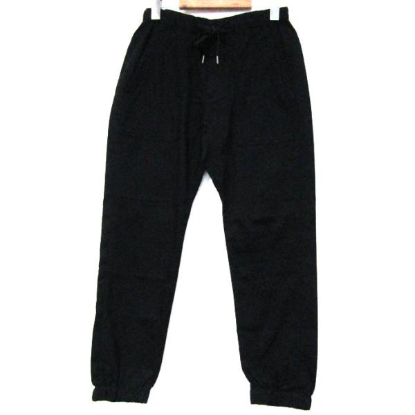 バックナンバー ジョガーパンツ イージーパンツ リネン混 ストレッチ